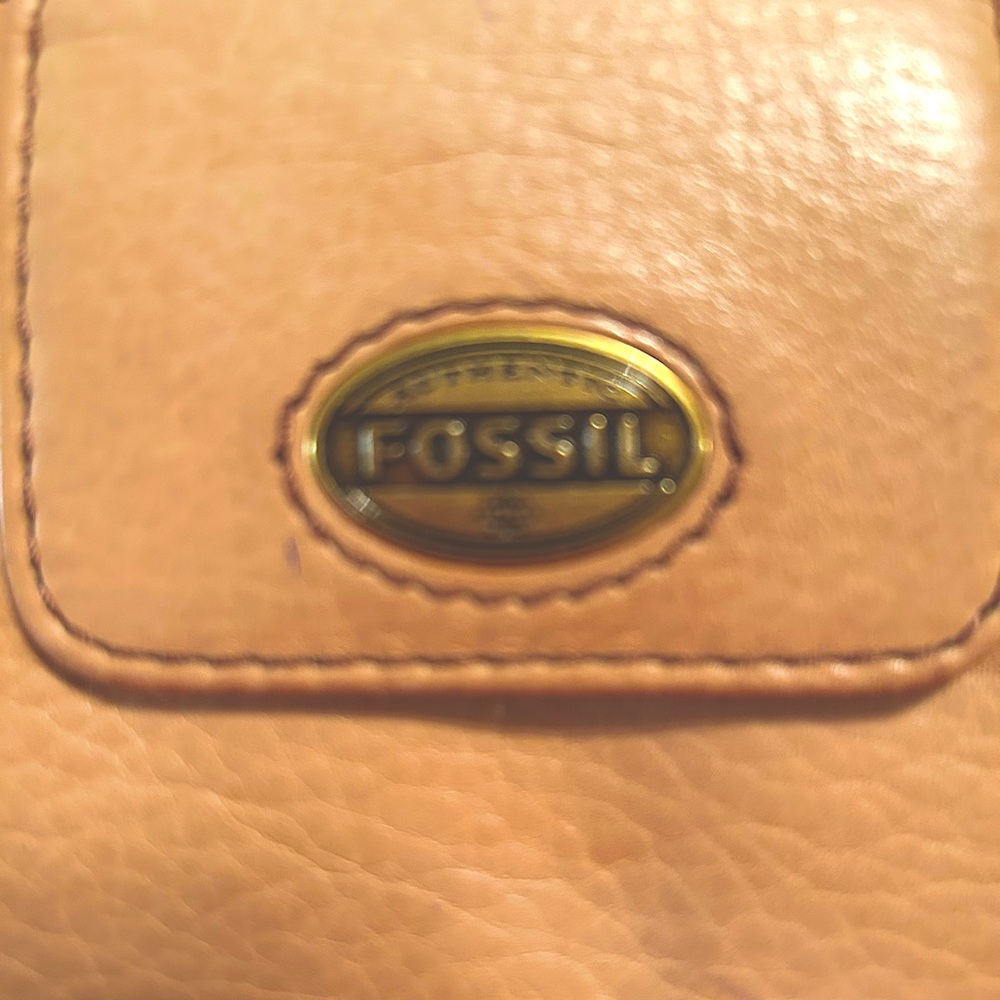 For sale a set of FOSSIL bag, wallet and ankle boots all the tree tan.